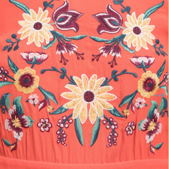 Blu Pepper Embroidered Dress - Picture 4 of 5